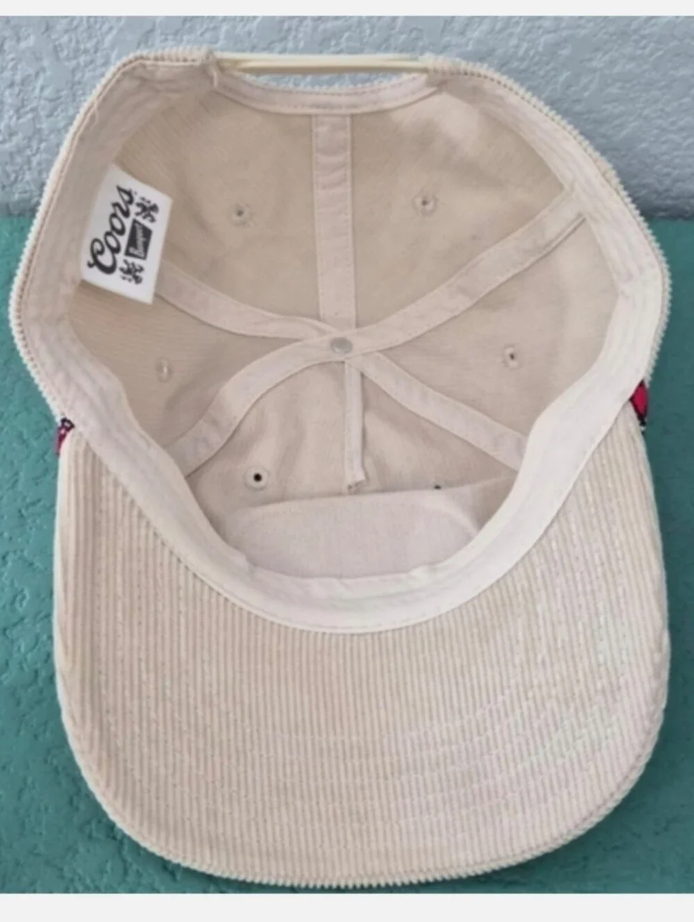 Coors Banquet Corduroy Rope Hat Snapback OS Vinrage Inspired Americana
